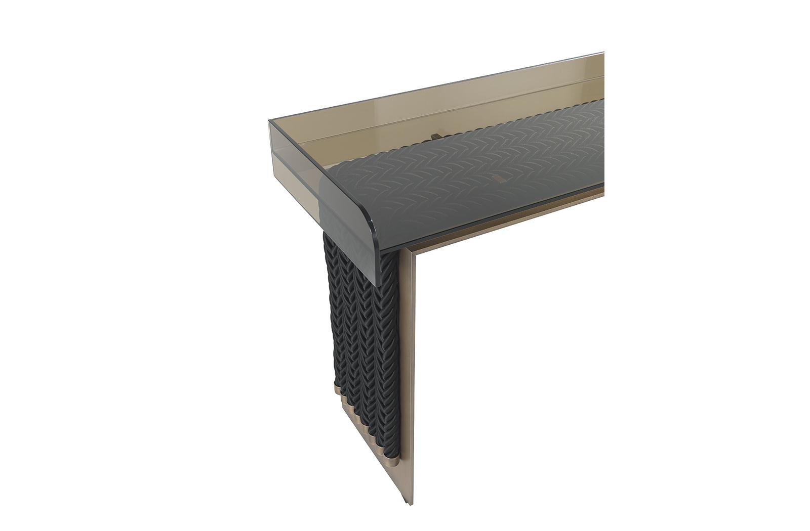 Metal and glass dressing table | Glasgow by Gianfranco Ferre Home