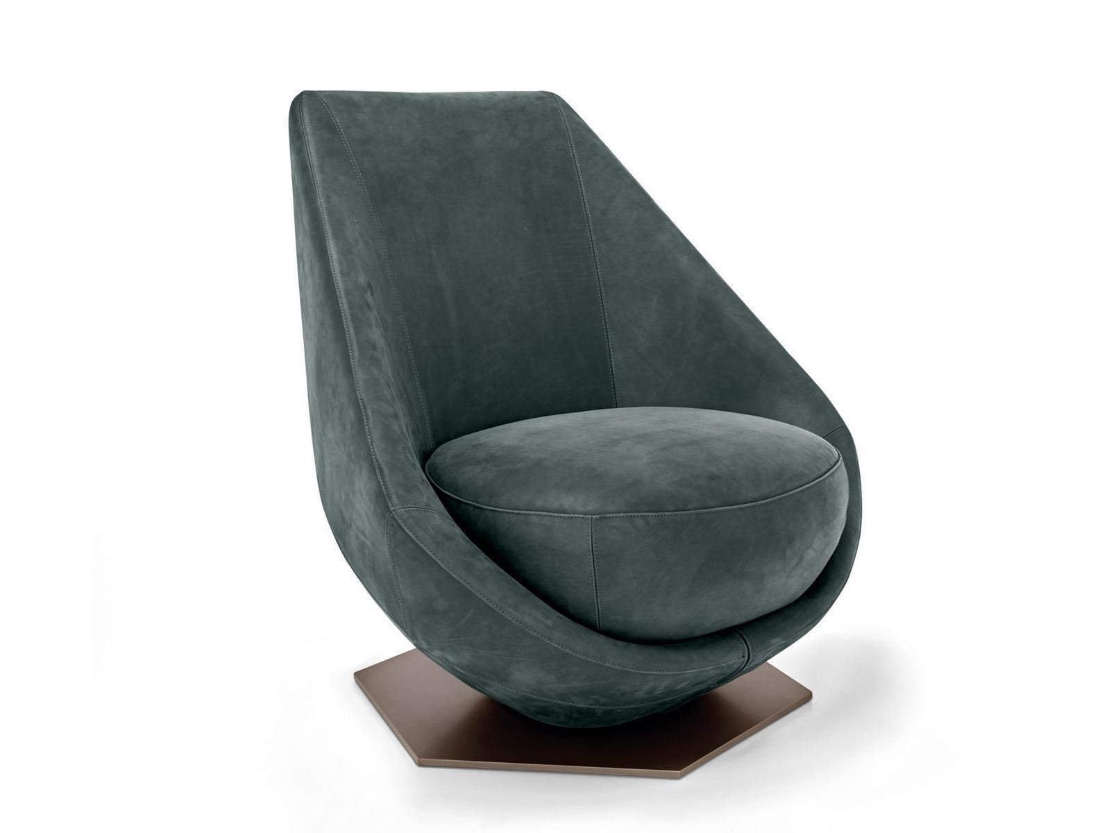 Swivel fabric armchair | Overdrive by Arketipo