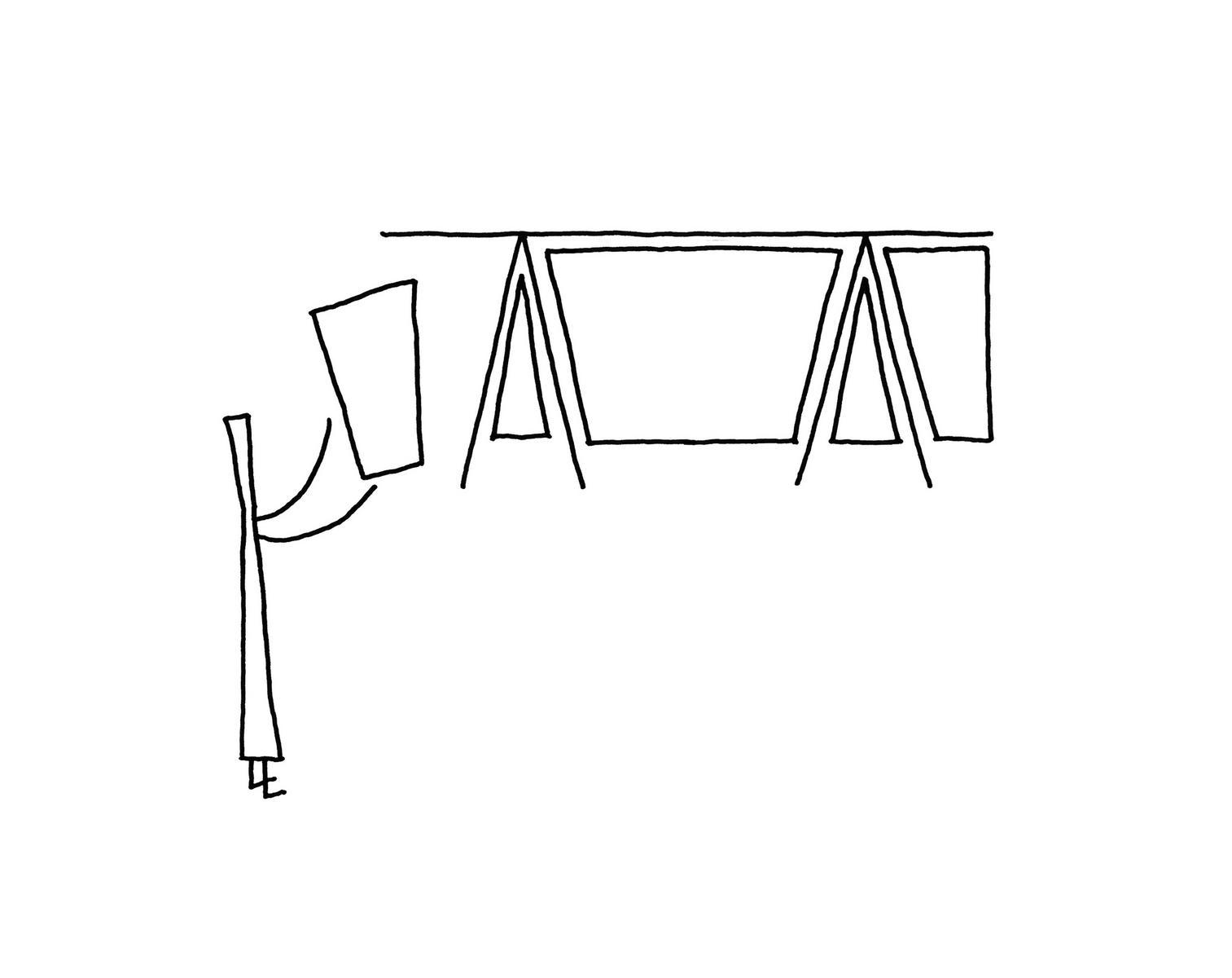 Wooden sideboard | Easel by Minotti