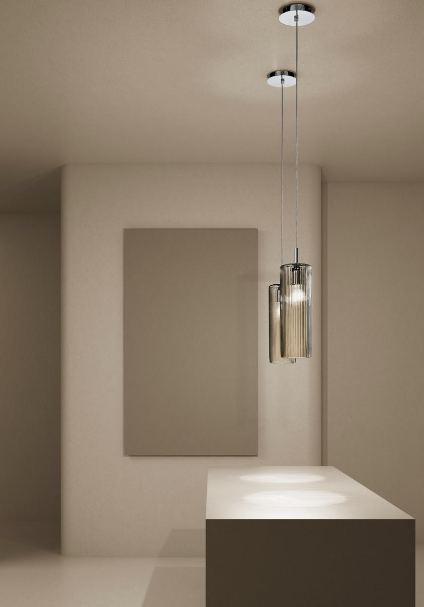 Glass pendant lamp | Korinthos by Sylcom