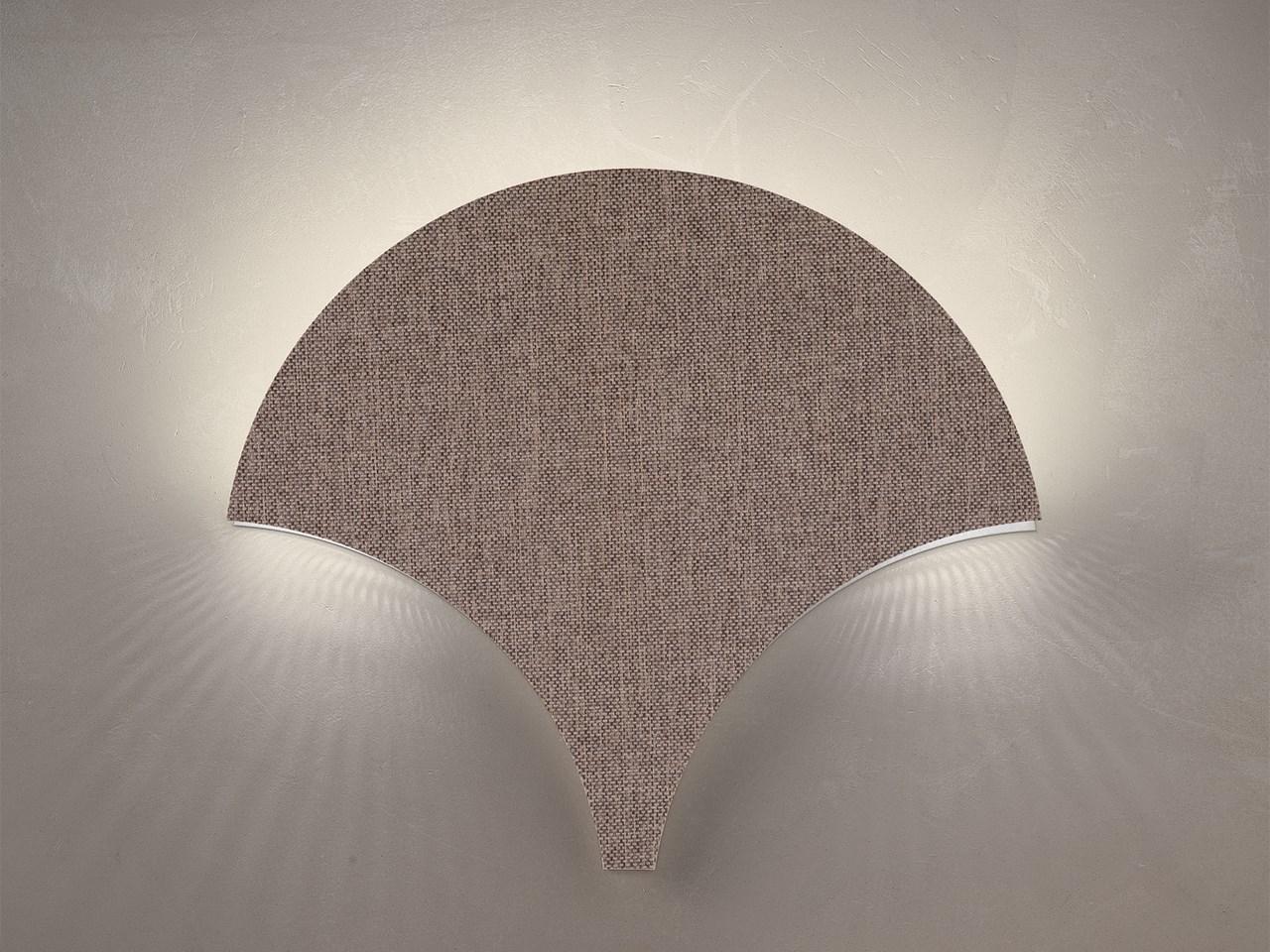 LED painted metal wall light | Palm A40 by Masiero