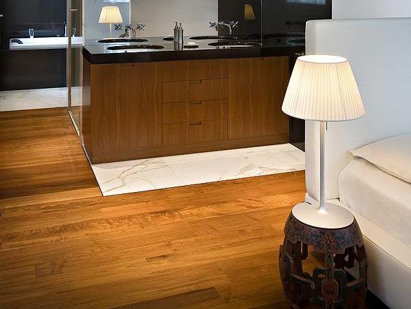 Fabric table lamp | Romeo Soft T1 by Flos