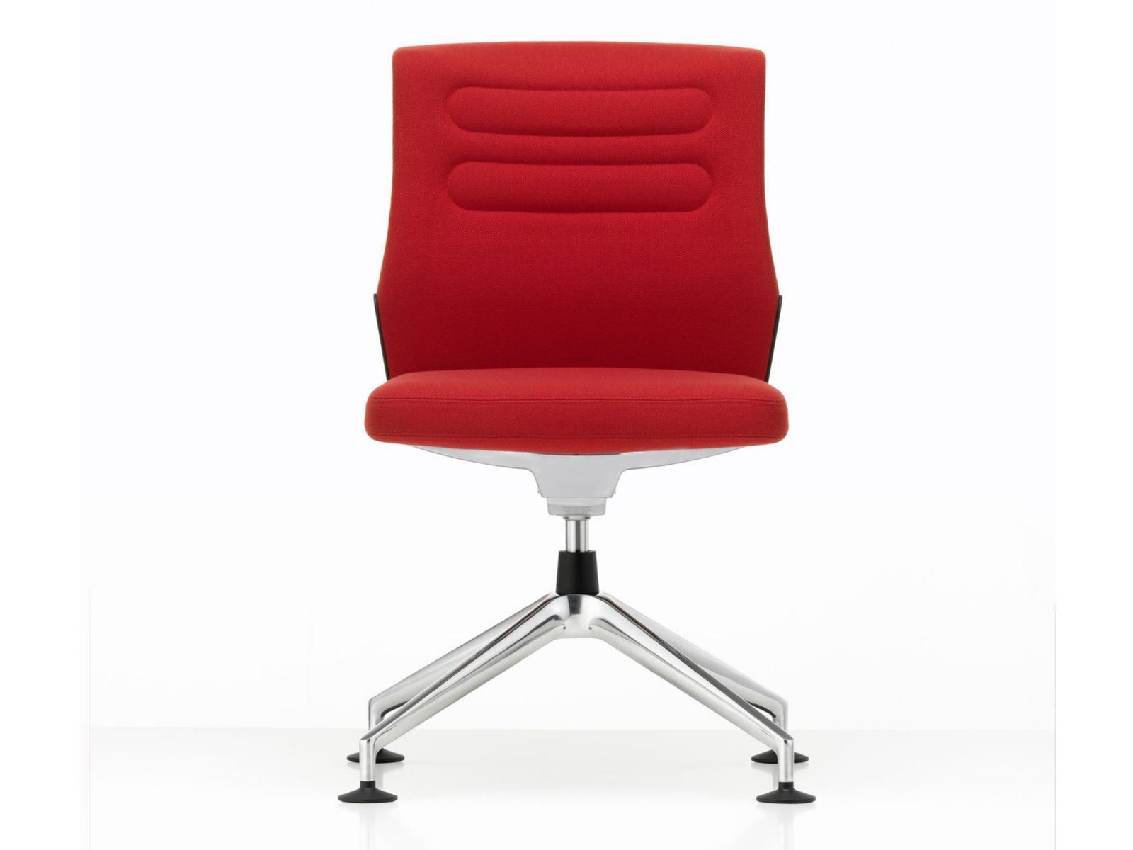 Swivel upholstered fabric office chair with 4-Spoke base | Ac 5 Meet by Vitra