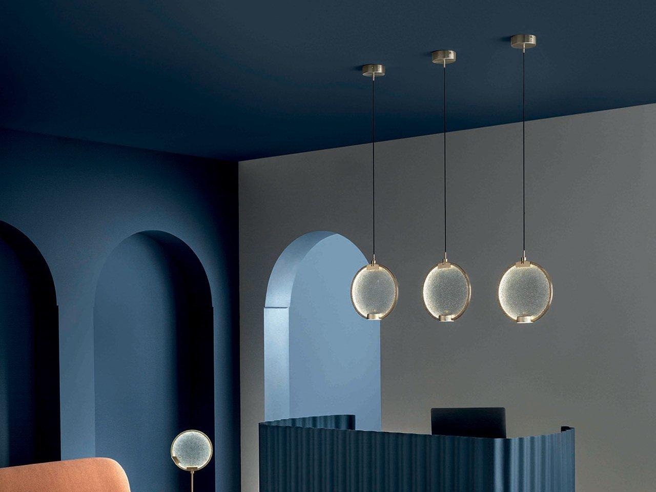 LED glass pendant lamp | Horo S1 by Masiero