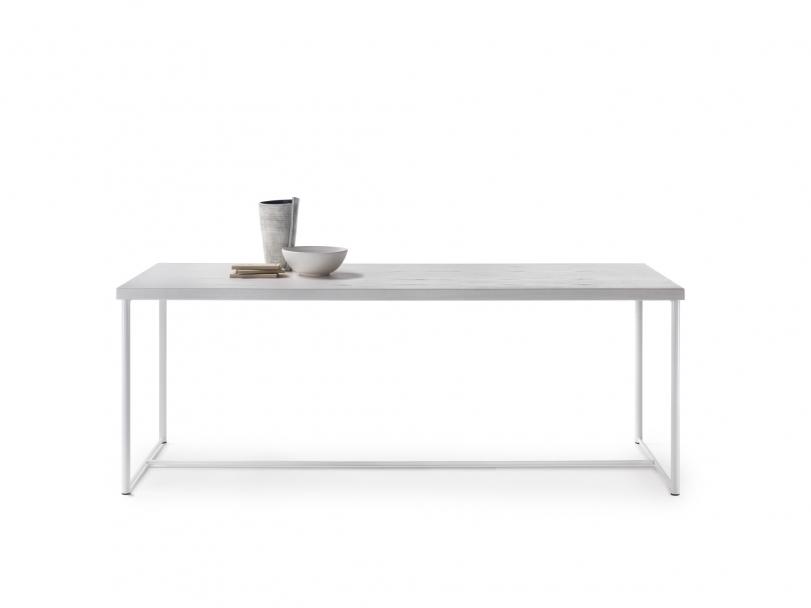Rectangular wooden table | Moka by Flexform
