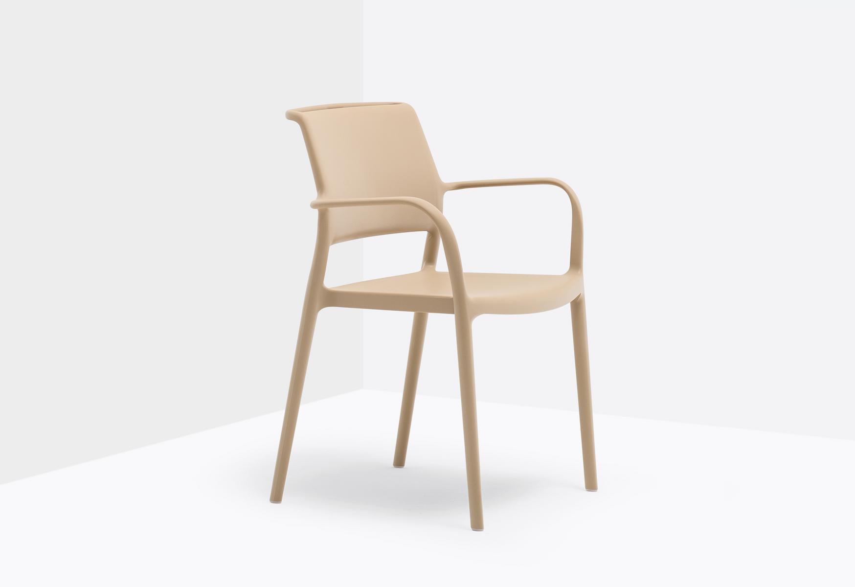 Polypropylene chair with armrests | Ara 315 by Pedrali