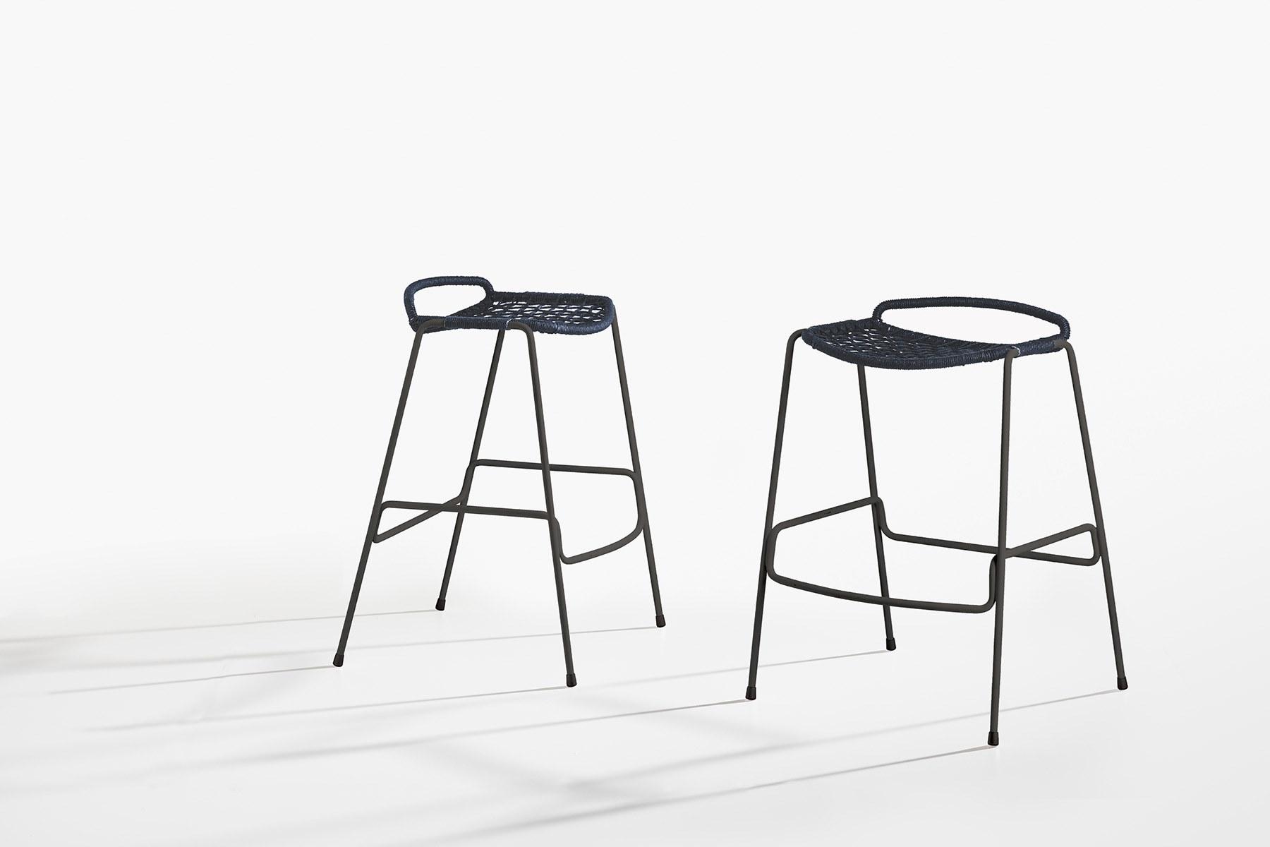 Stool with footrest | Egao by Potocco