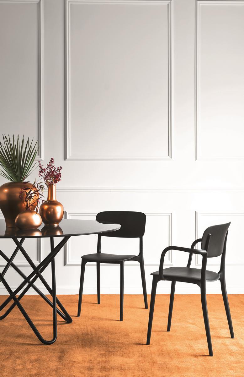 Round ceramic table | Stellar by Calligaris