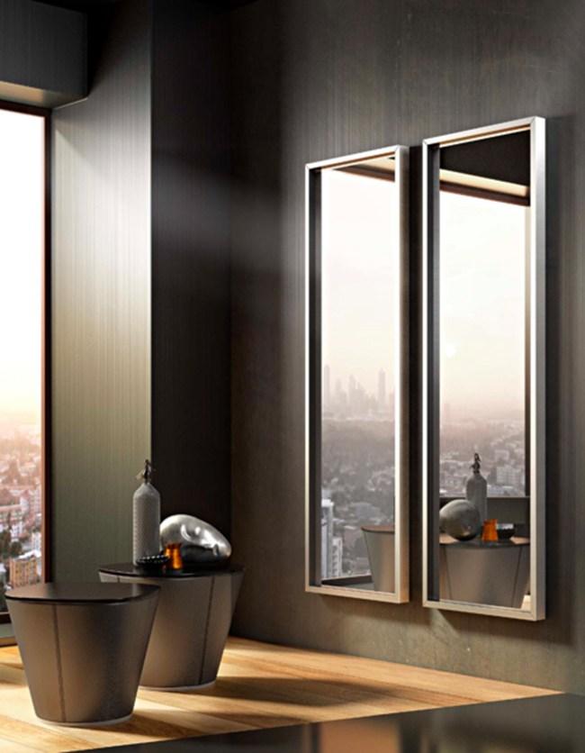 Rectangular wall-mounted mirror | Altea by Riflessi