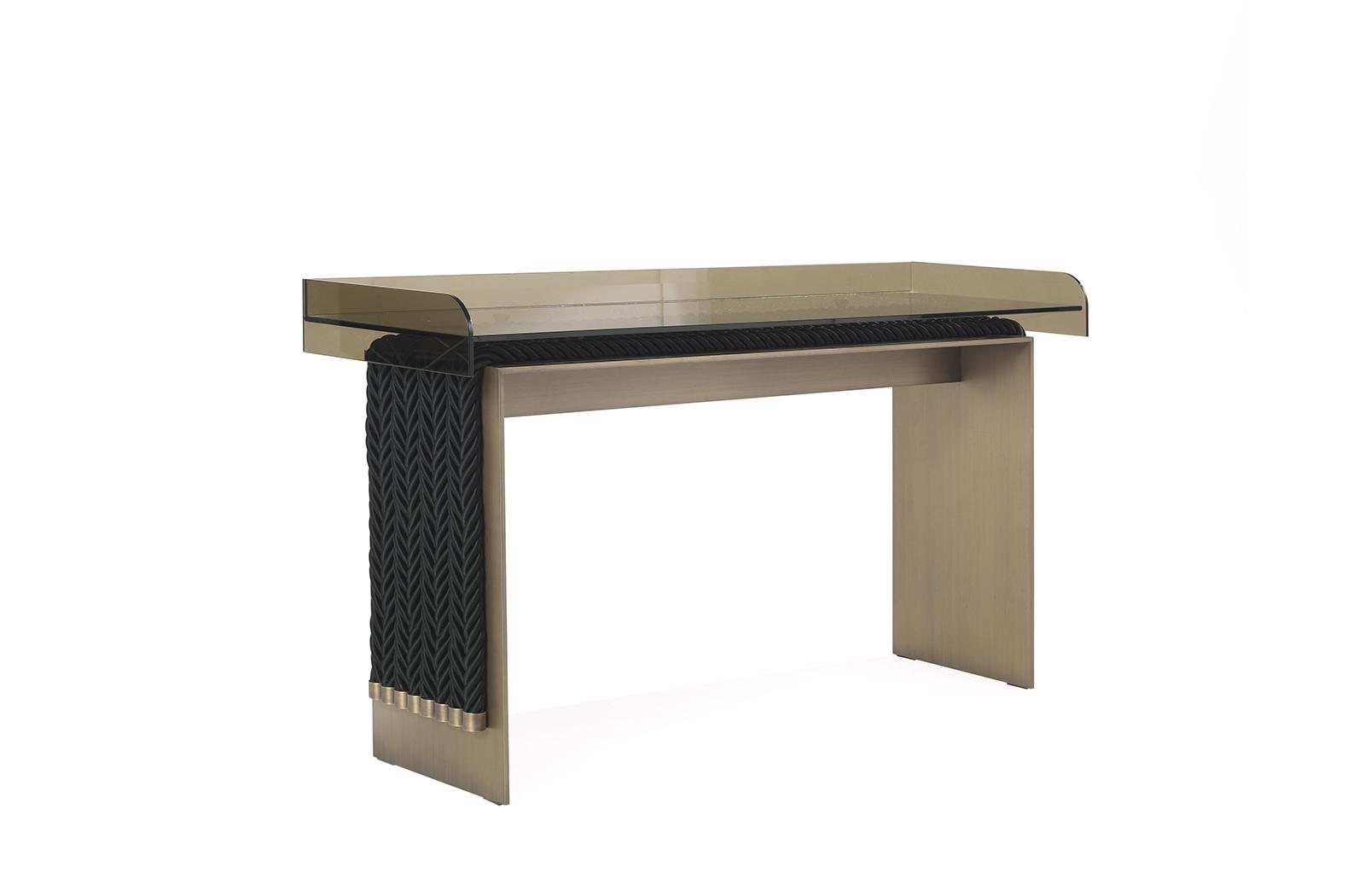 Metal and glass dressing table | Glasgow by Gianfranco Ferre Home