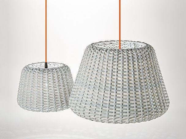 Rattan outdoor pendant lamp | Ralph by Panzeri
