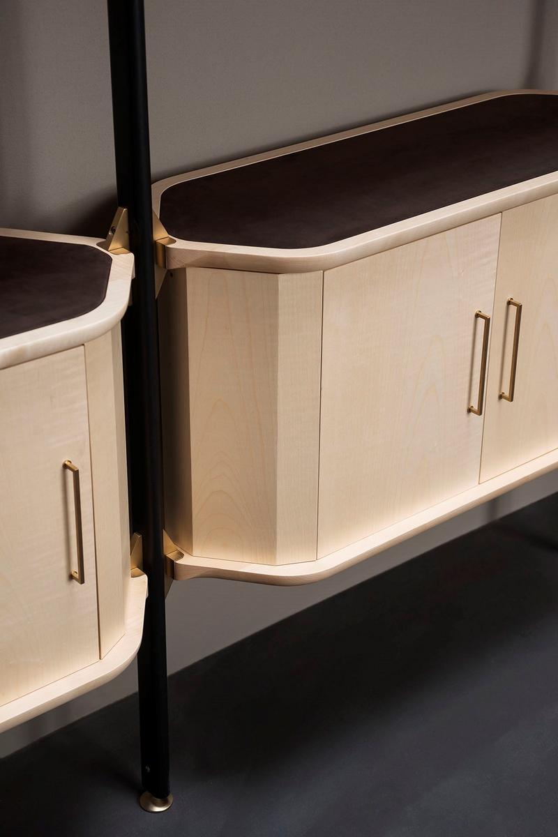 Wall-mounted metal bookcase | Libelle by Baxter