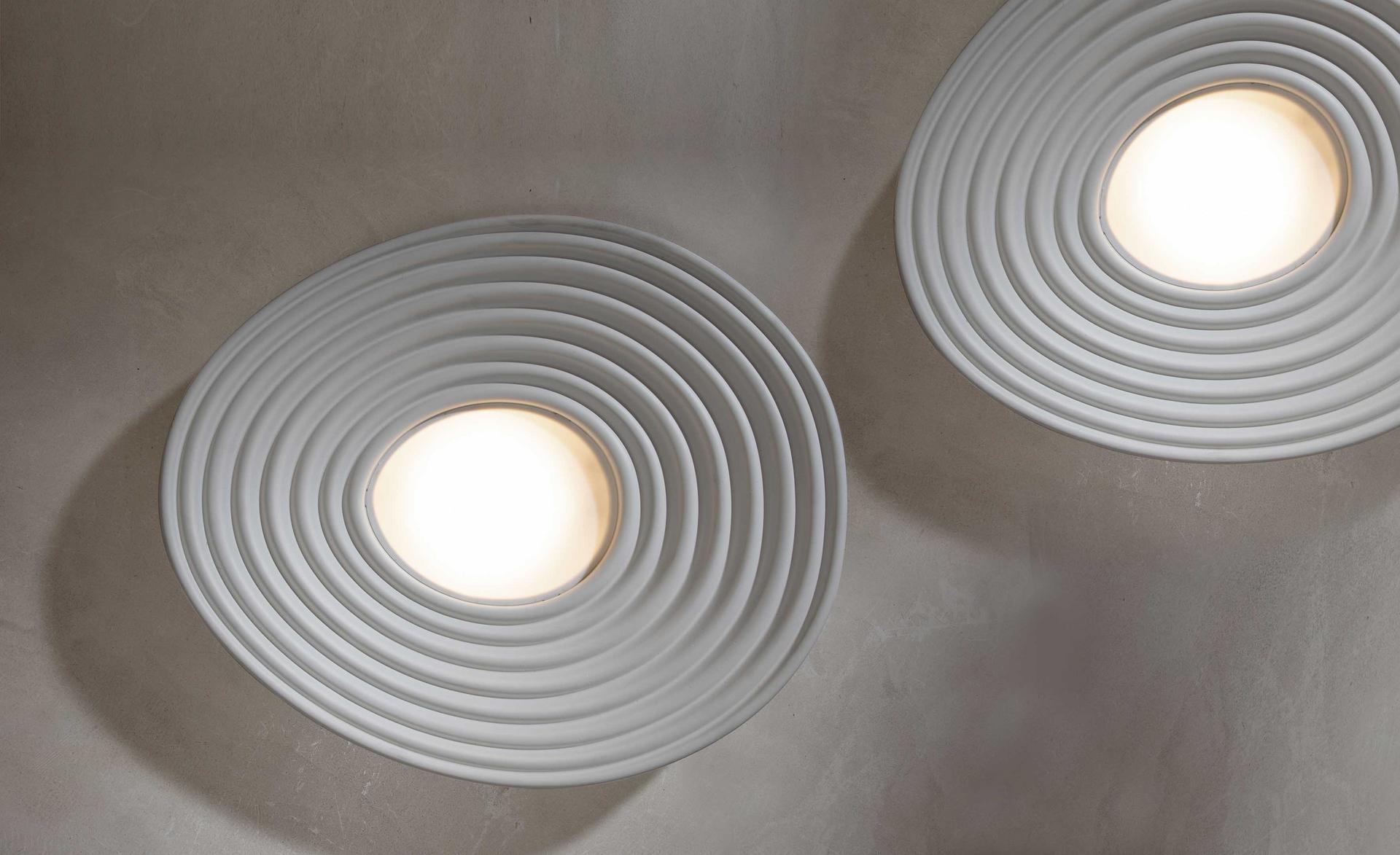 LED plaster ceiling light | R.o.m.a. by Karman