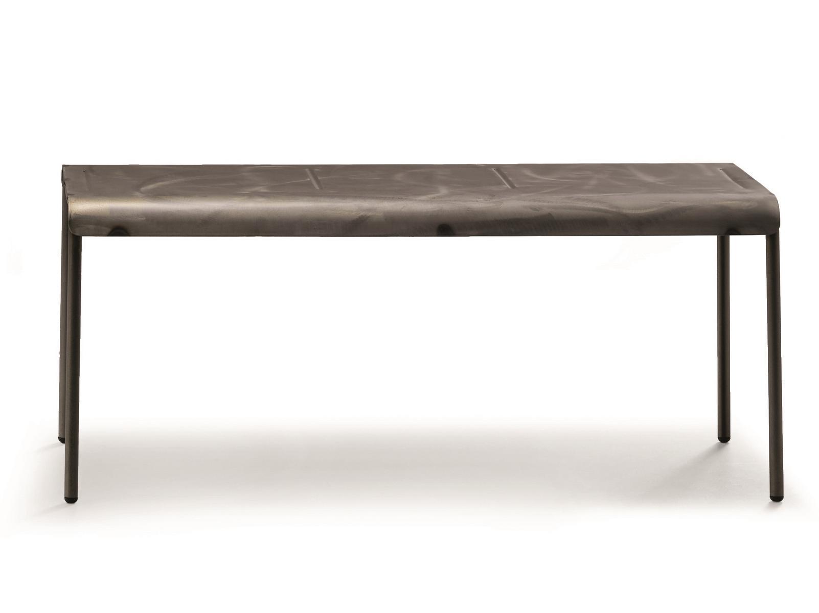 Rectangular steel garden side table | Ola by Midj