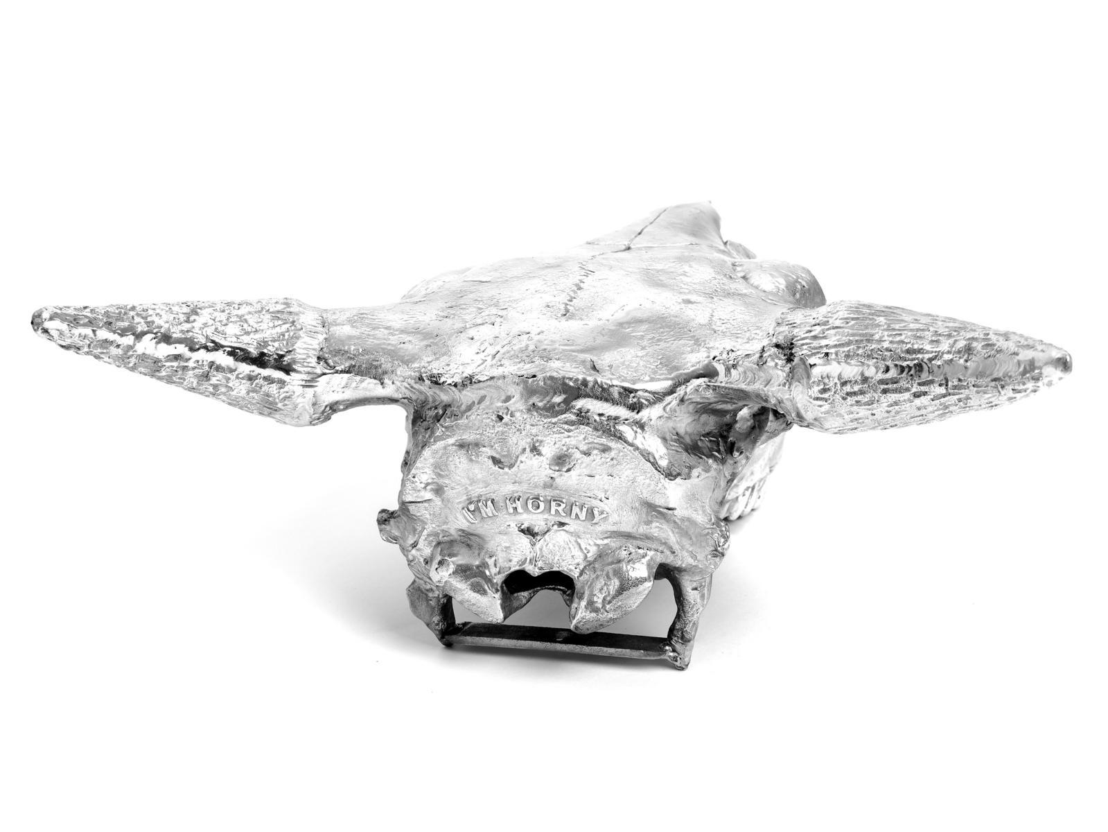 Aluminium decorative object | Bison Skull by Seletti