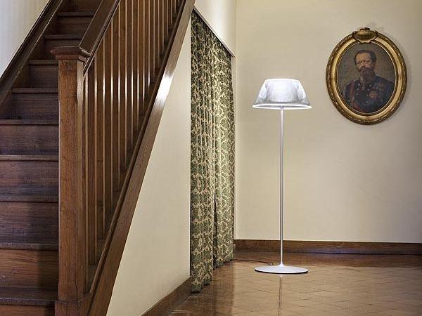 Glass floor lamp | Romeo Moon F by Flos