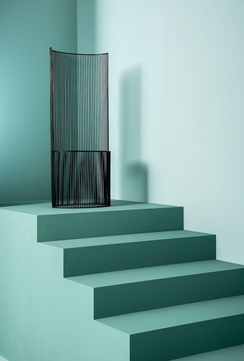 High-back metal chair | Ginestra Vestita by Baxter