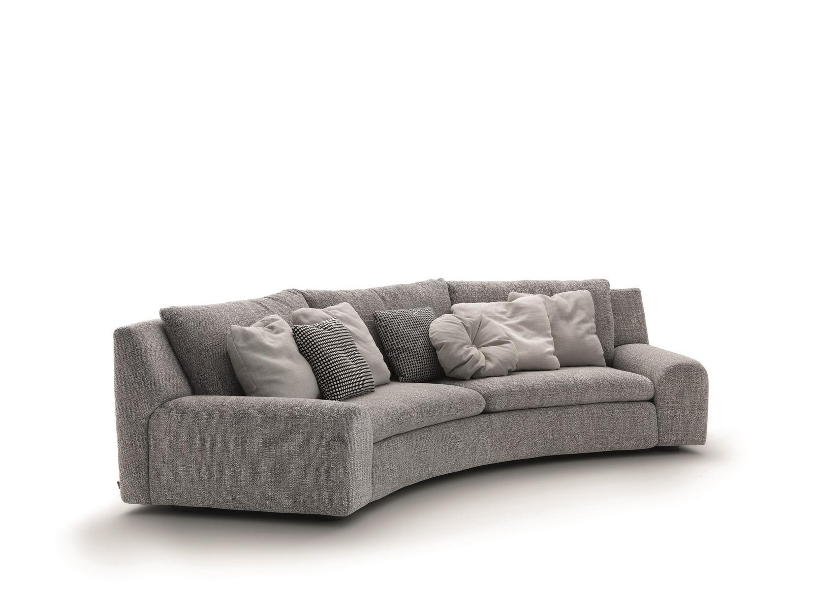 Curved fabric sofa | Ben Ben by Arflex