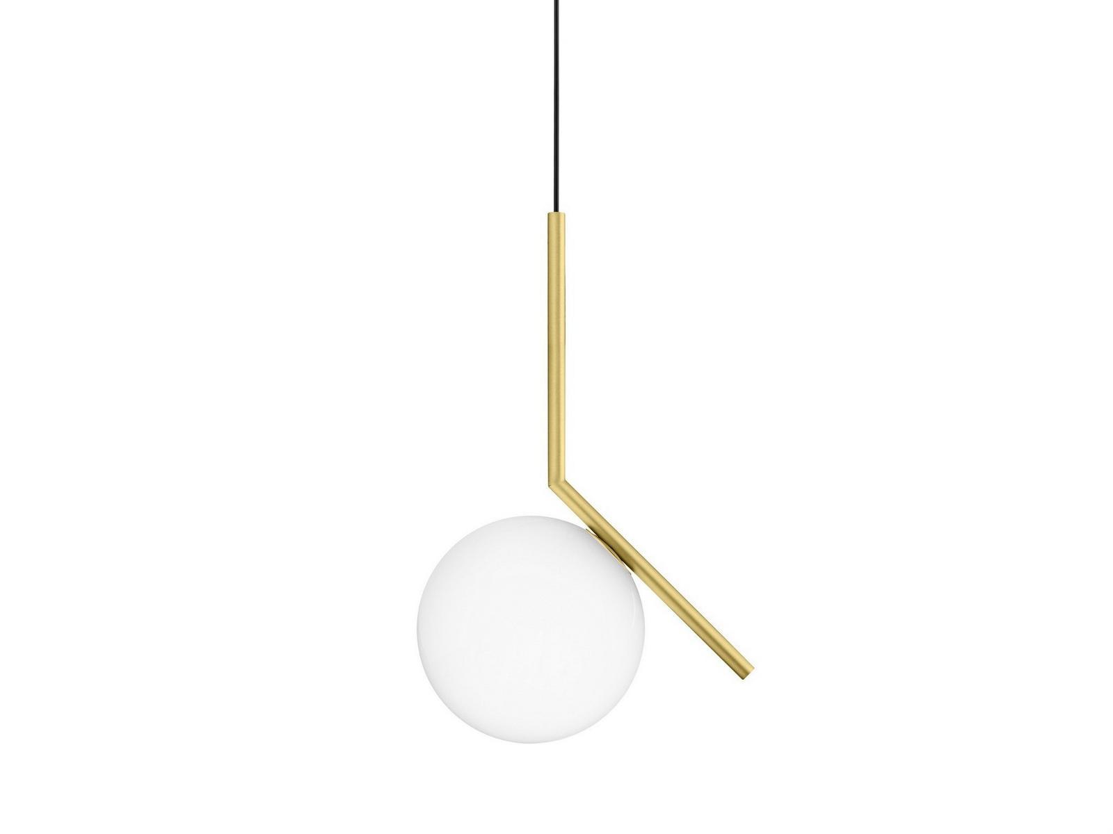 Brass pendant lamp | Ic Lights S1 by Flos