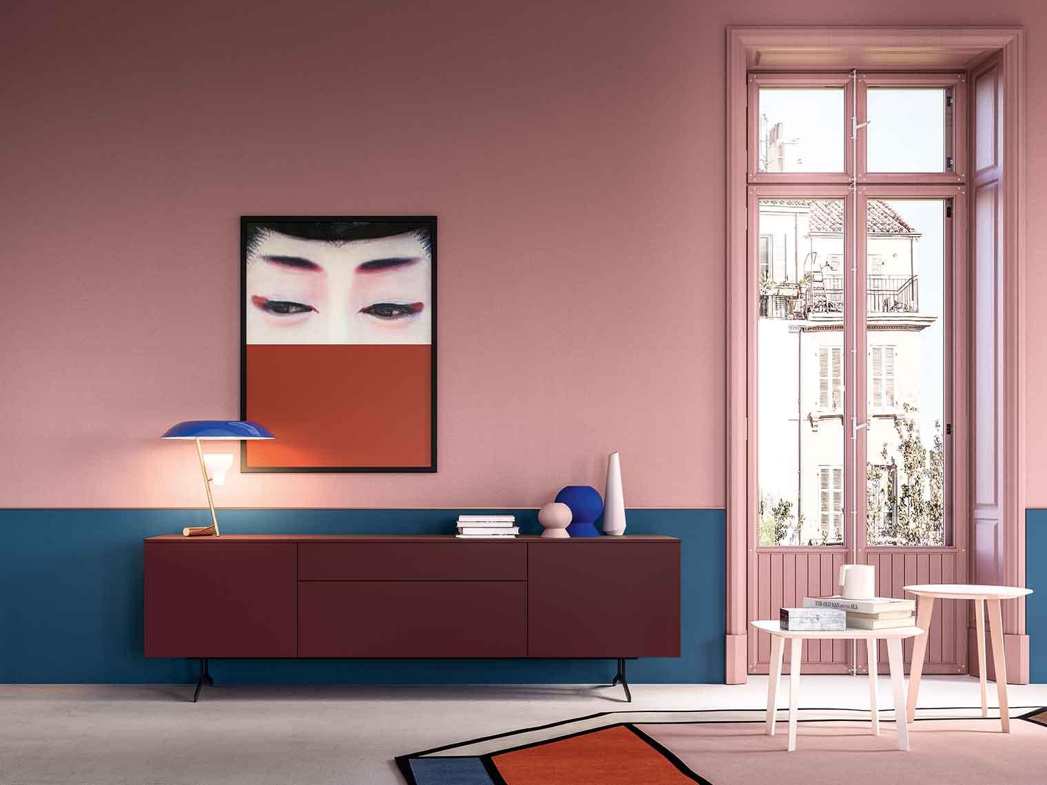 Modular melamine sideboard with doors | Nobel by ALF Dafre