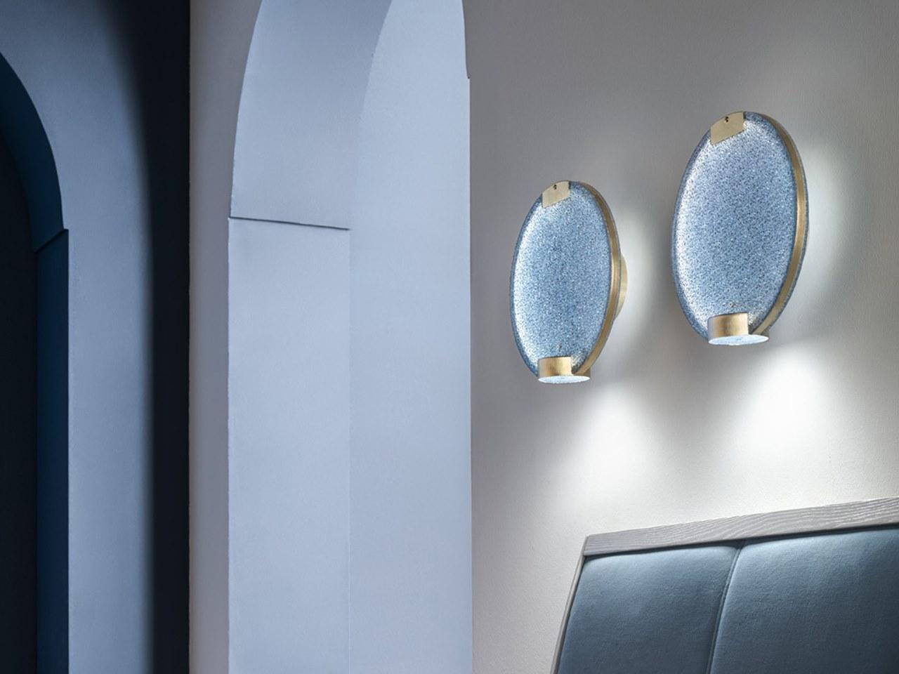 LED glass wall light | Horo A by Masiero