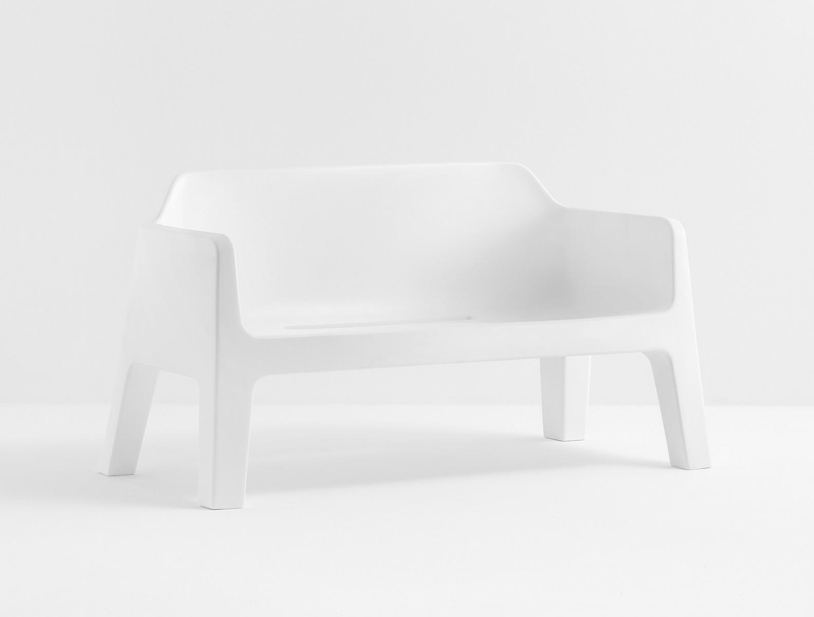Polyethylene garden sofa | Plus 636 by Pedrali