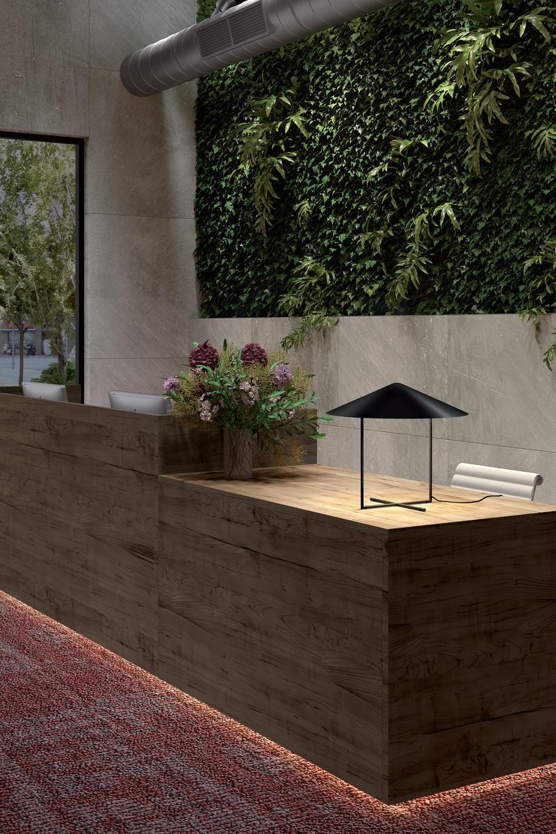 LED steel table lamp | Big by Leds C4