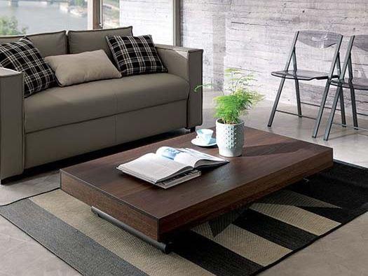 Height-adjustable folding coffee table | Newood by Ozzio Italia