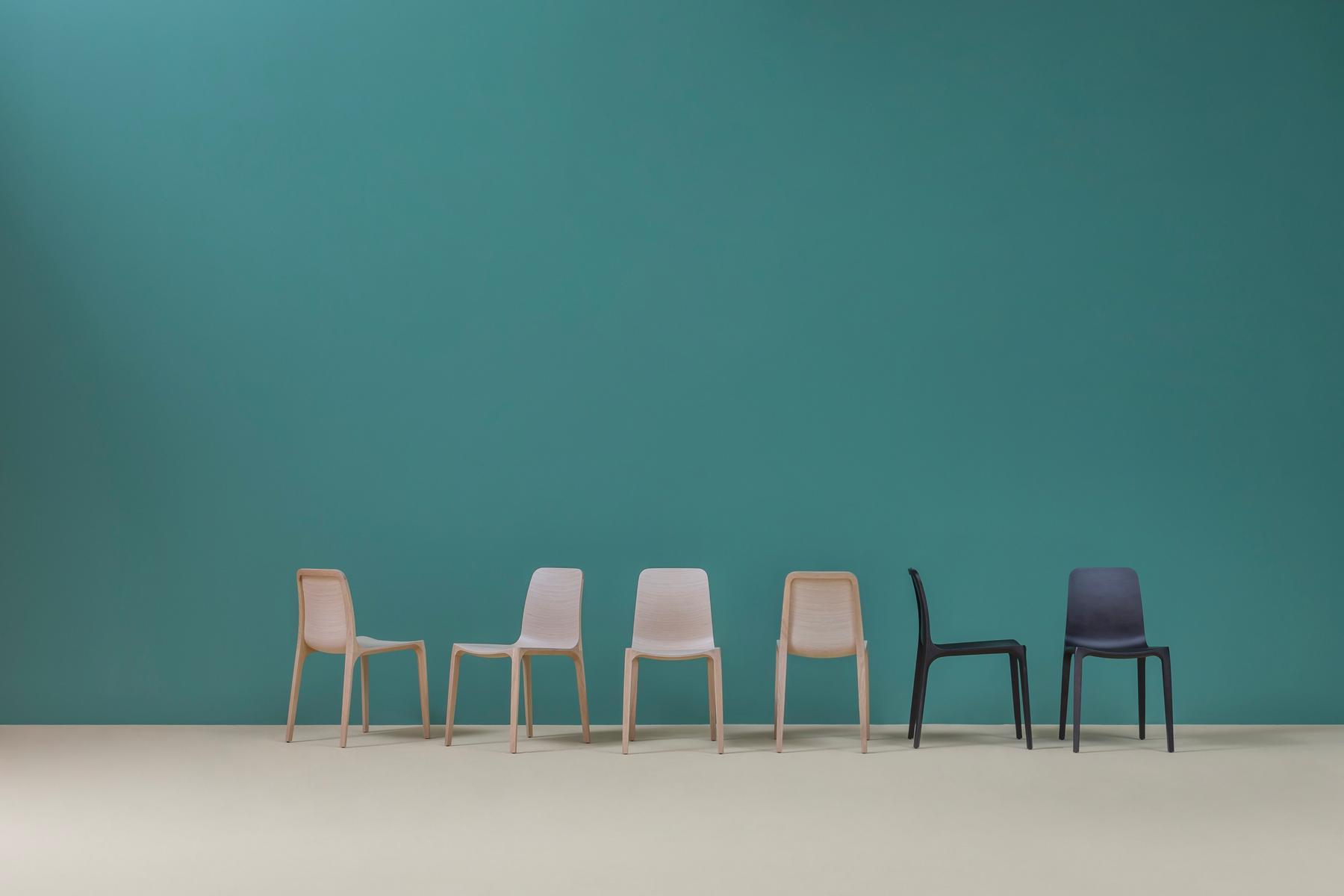 Solid wood chair | Frida 752 by Pedrali
