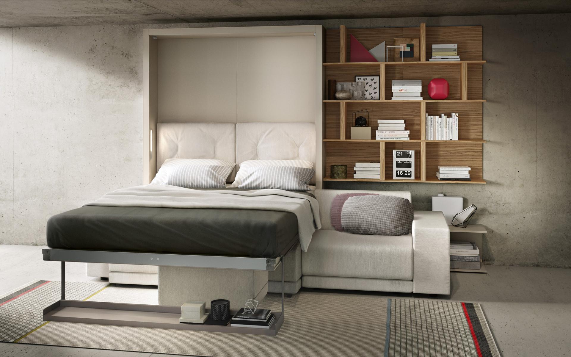 Convertible 4 seater fabric sofa | Oslo 301 by CLEI