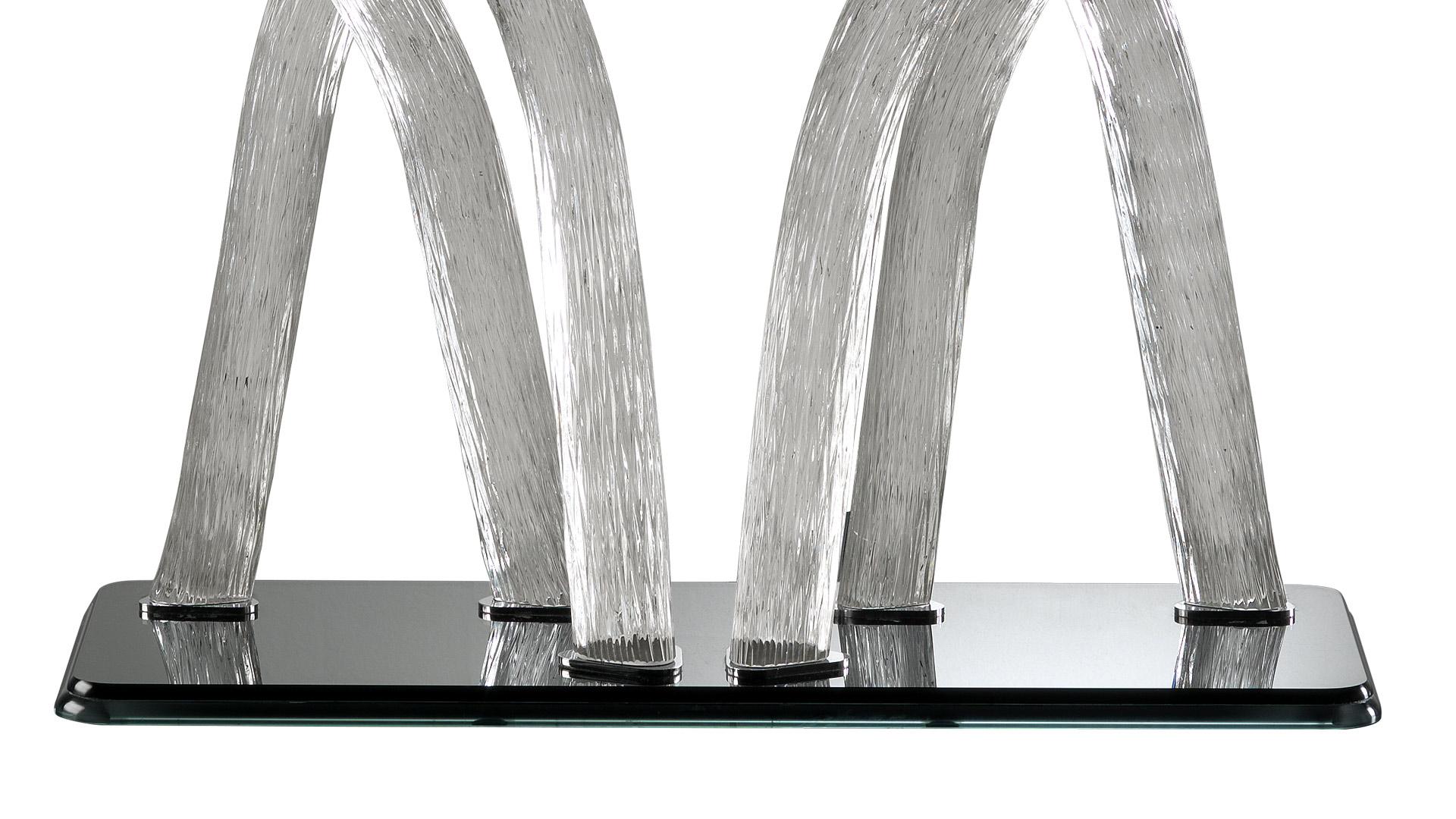 Rectangular glass console table | Flambé by Reflex