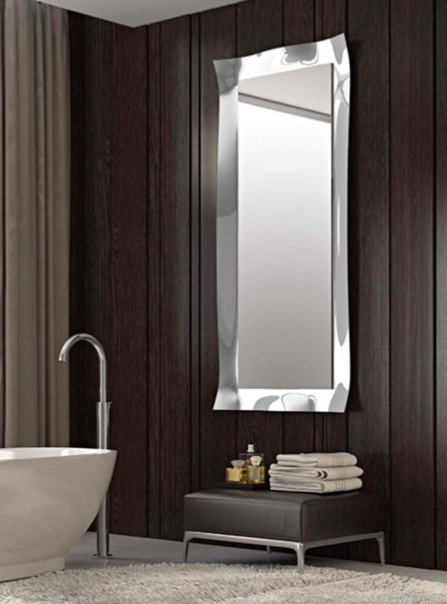 Wall-mounted rectangular mirror | Viva by Riflessi