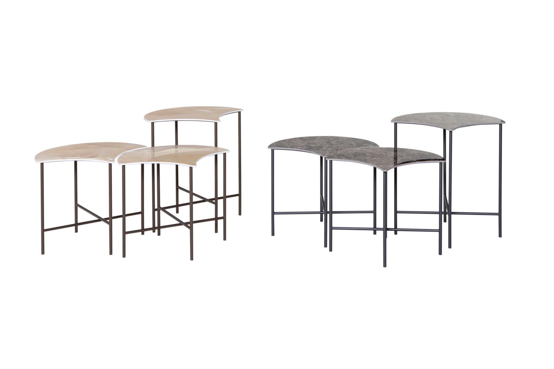 Porcelain stoneware coffee table | Ginco by Tonin Casa