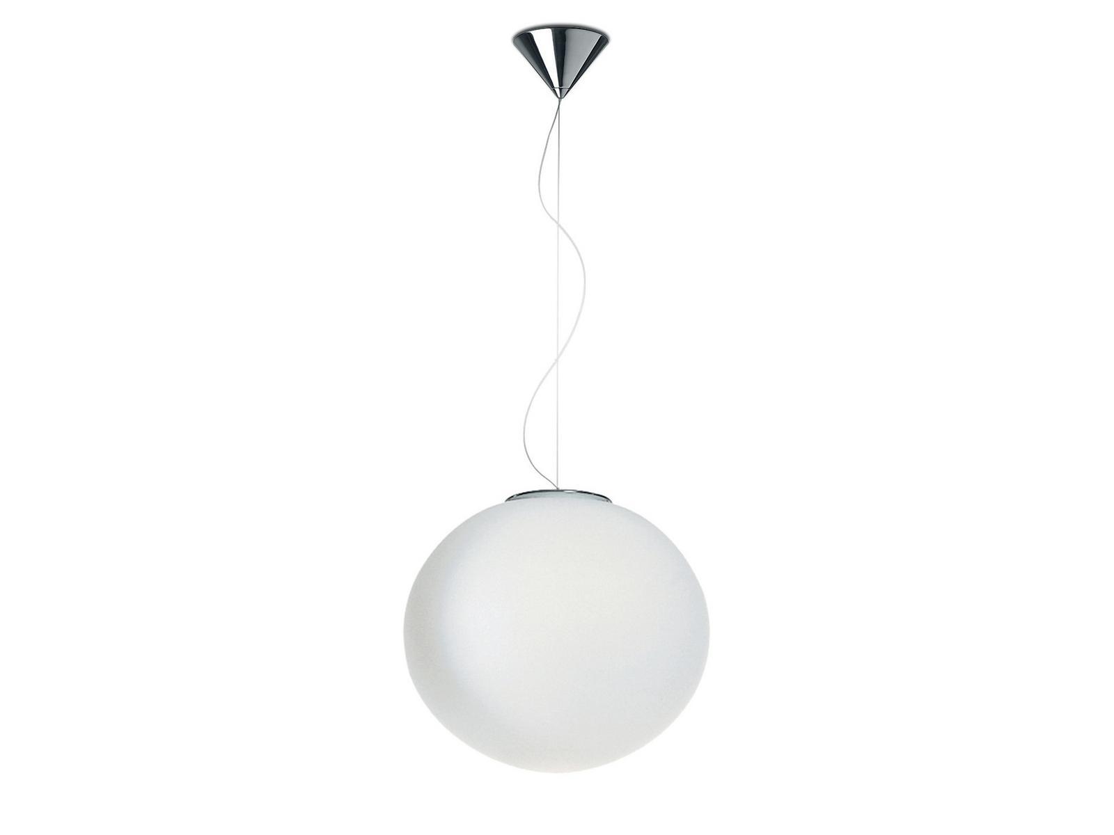 LED blown glass pendant lamp | Sphera S37 by Leucos