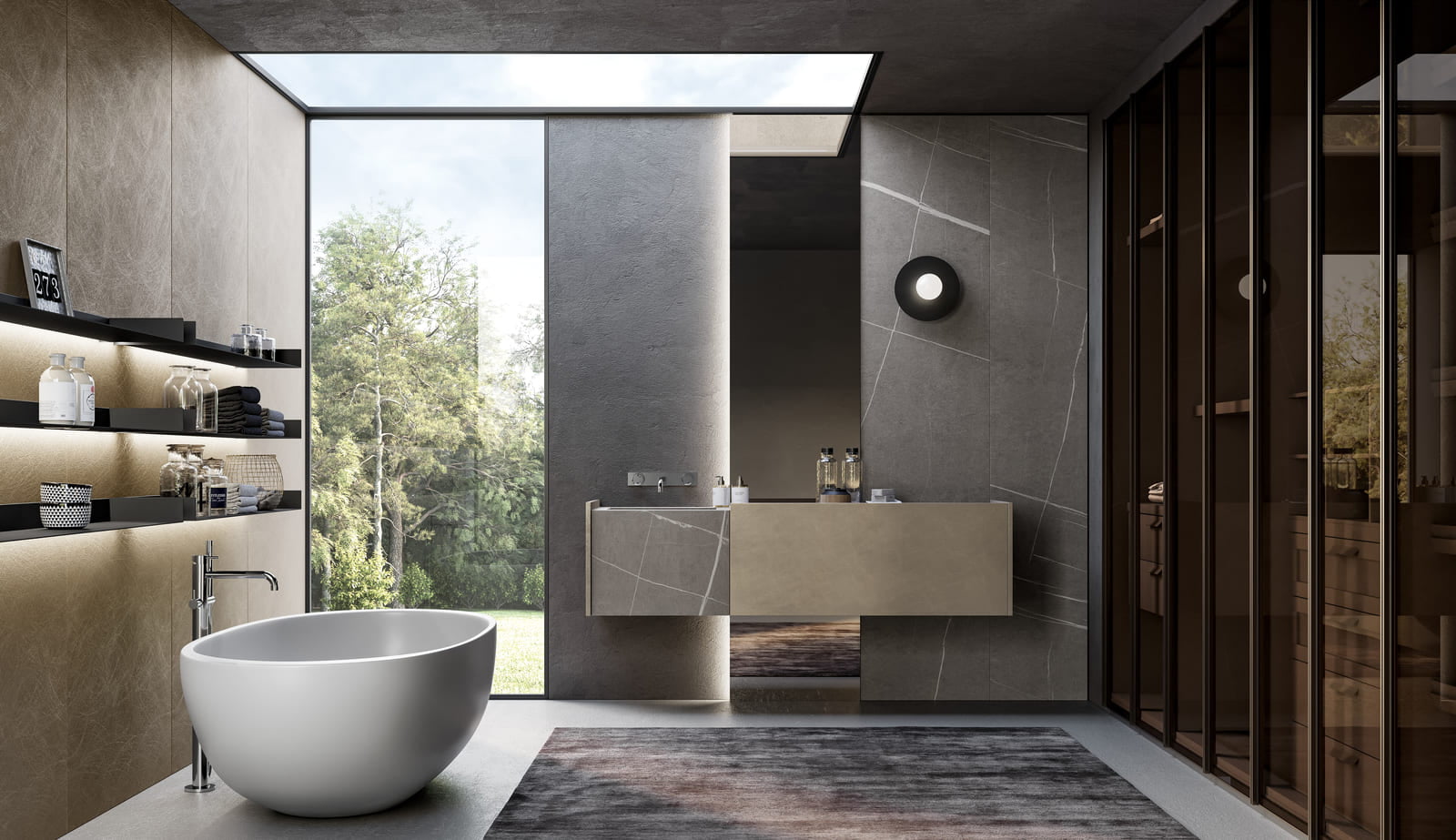 Veneer bathroom | Major by Birex