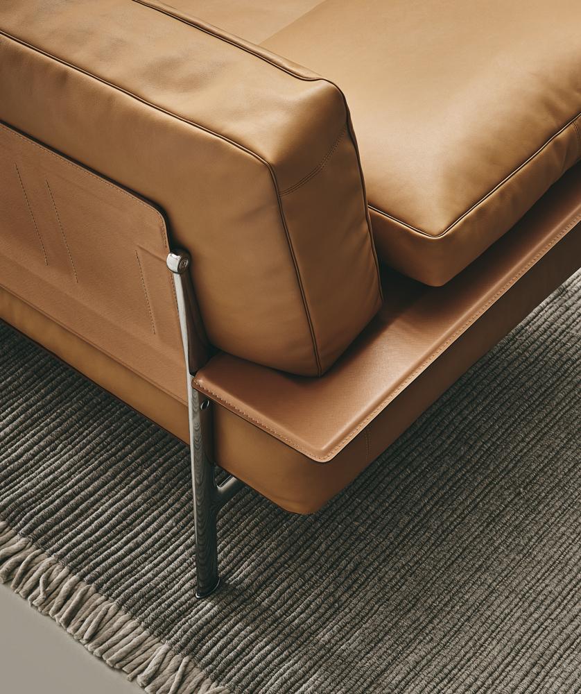 3 seater leather sofa | Diesis 40 by B&B Italia