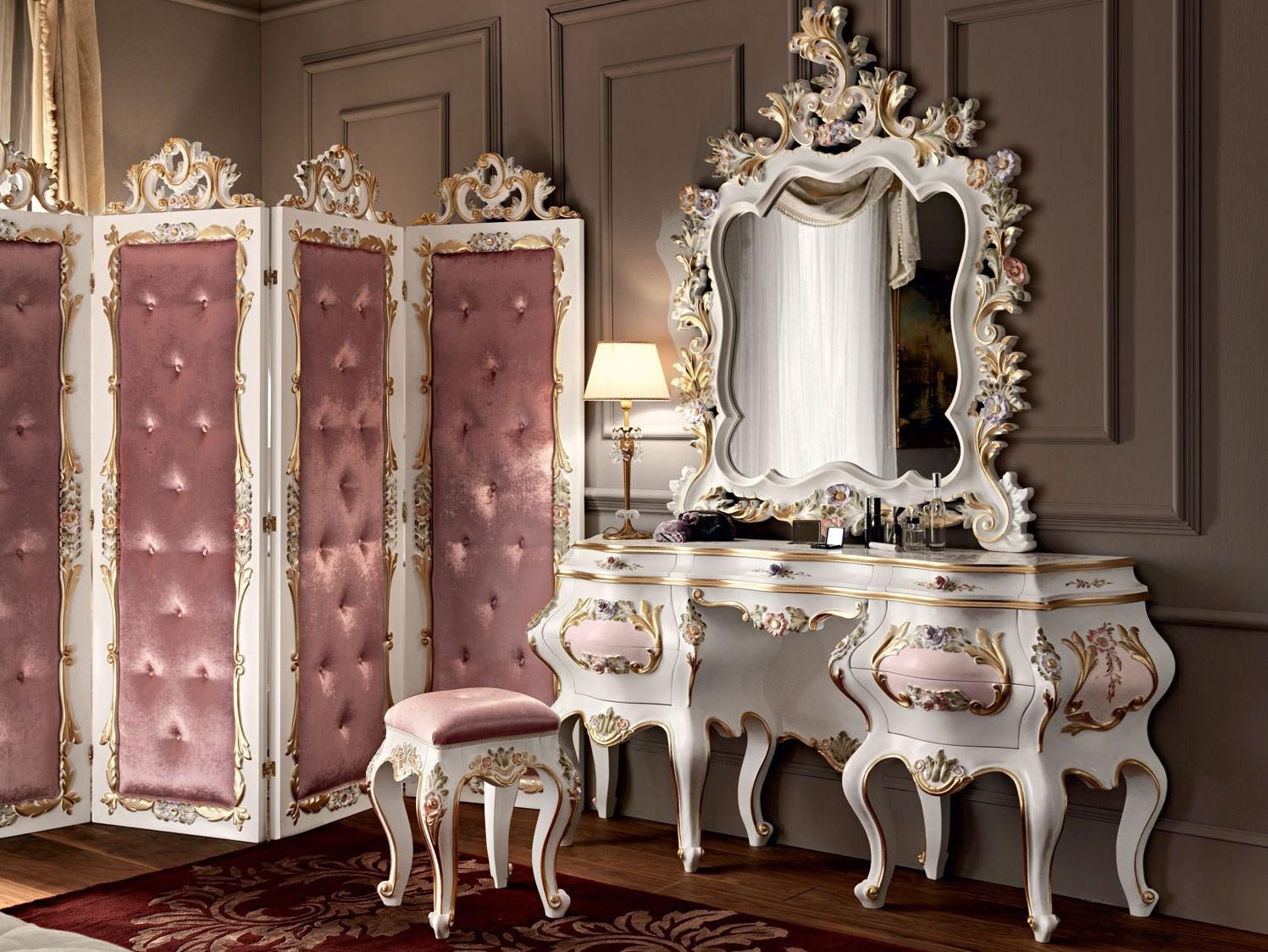 Solid wood dressing table | 11205 by Modenese Gastone