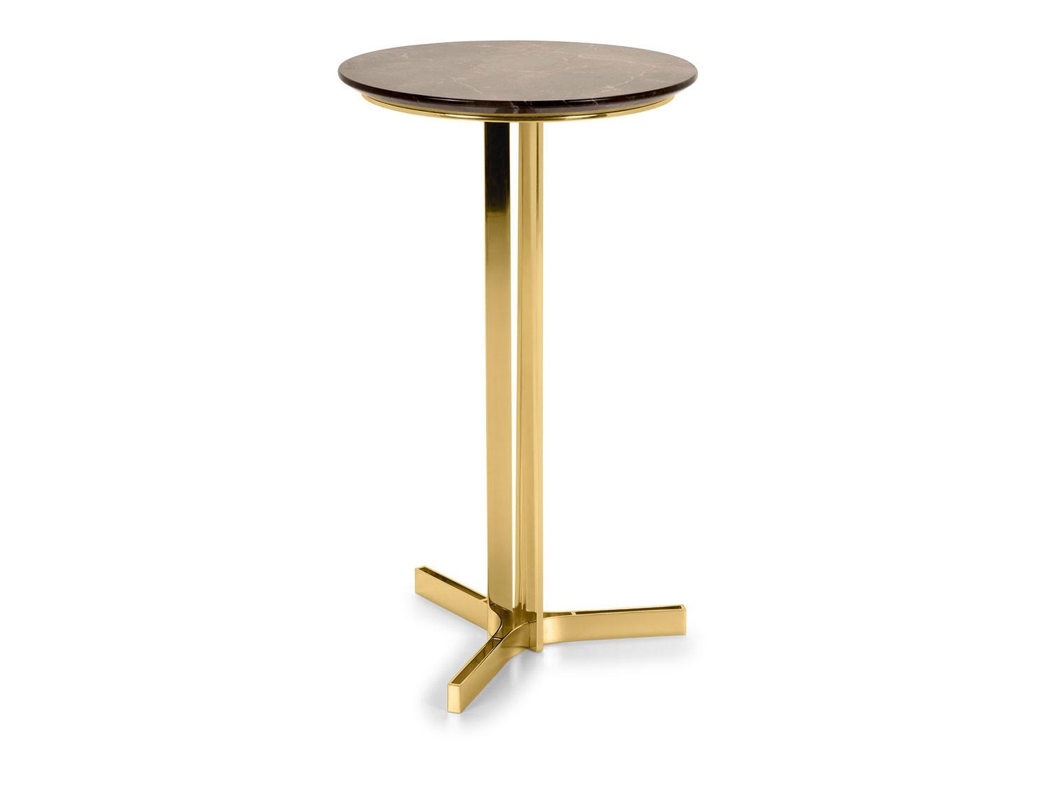 Round marble coffee table for living room | Ceo by Domingo salotti