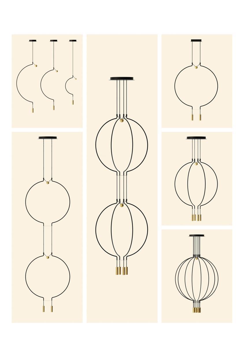 LED pendant lamp | Liaison Spliaix1 by Axolight
