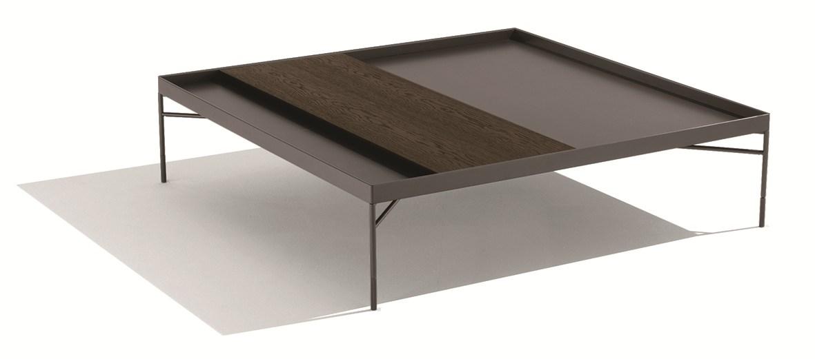 Square coffee table with tray | Mansion by Lema