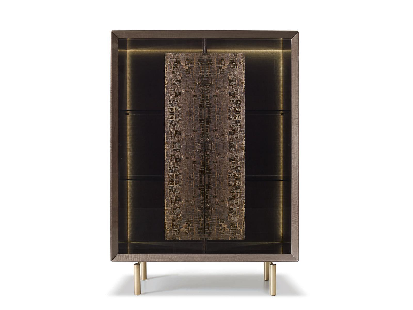 Display cabinet with integrated lighting | Quadro - 781701 by Grilli