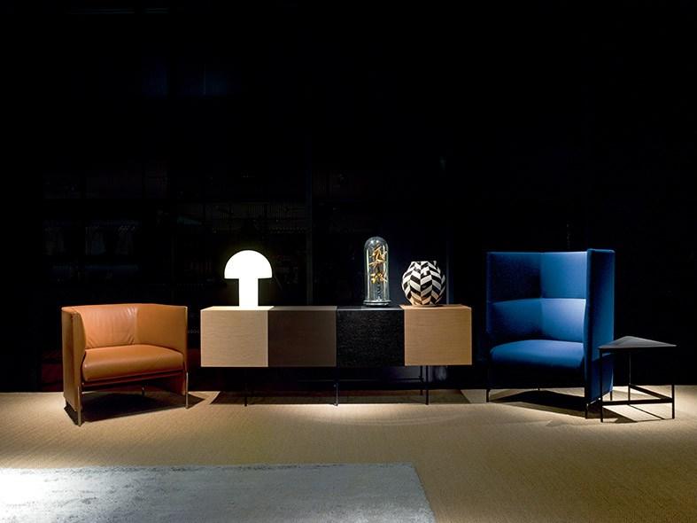 Wooden sideboard with doors | Rubycon by Arflex