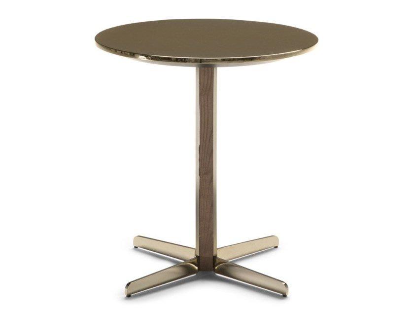 Round high side table | Campus by Natuzzi Italia