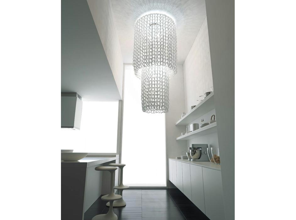 Crystal ceiling lamp | Giogali Pl Ca2 by Vistosi