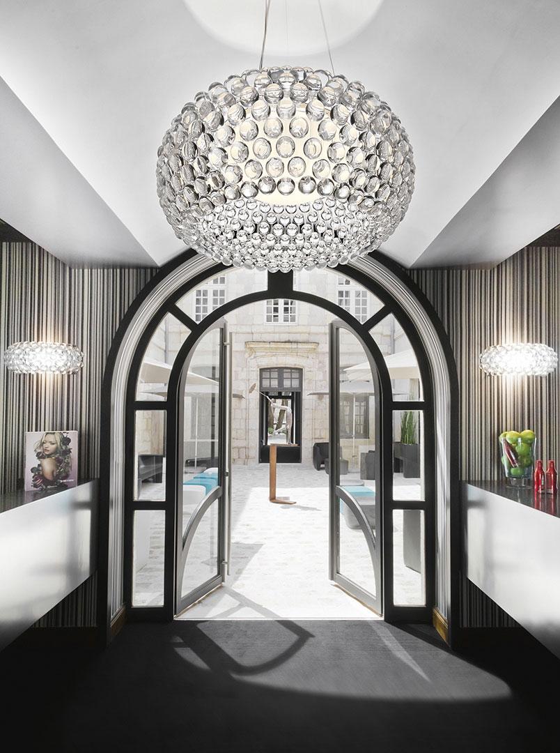 Plastic pendant lamp | Caboche by Foscarini