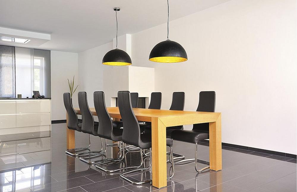 Plastic pendant lamp with dimmer in a contemporary style | Forchini by SLV