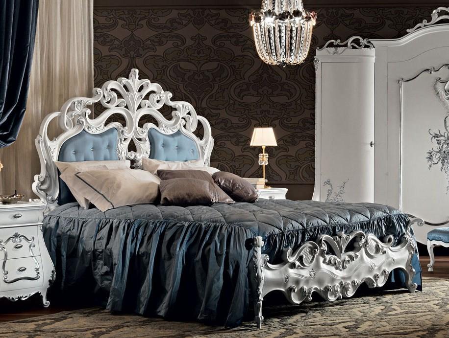 Double bed with upholstered headboard | 11213 by Modenese Gastone