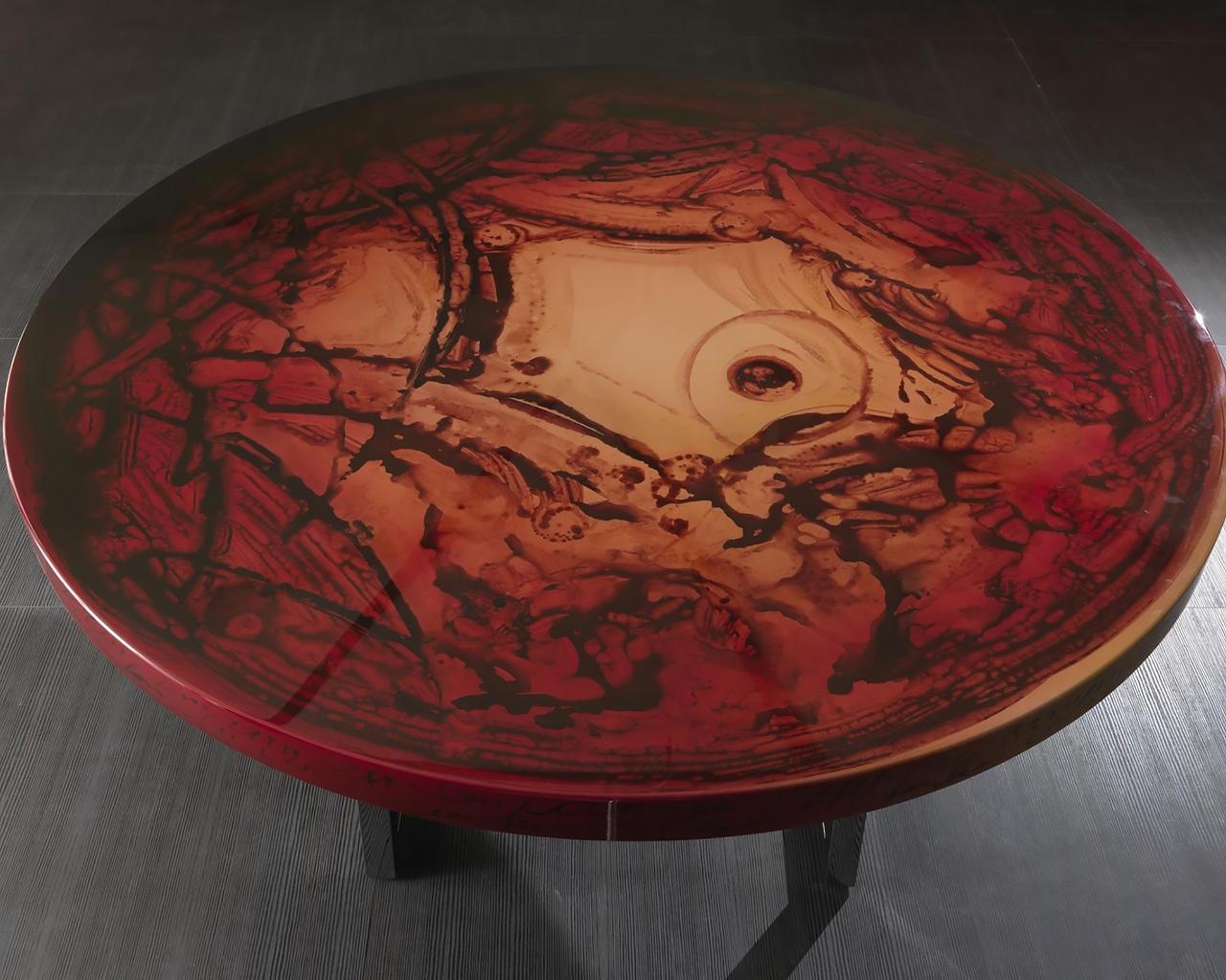 Round marble table in a luxury style | Decoro by Rugiano