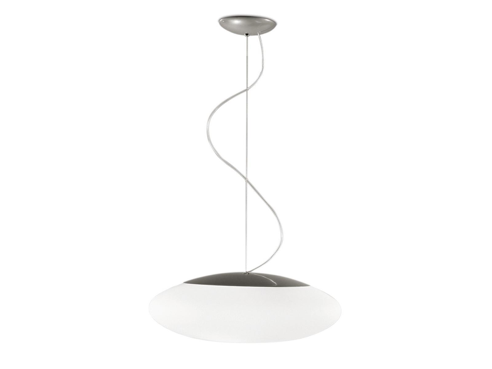 LED blown glass pendant lamp | Felix S55 by Leucos