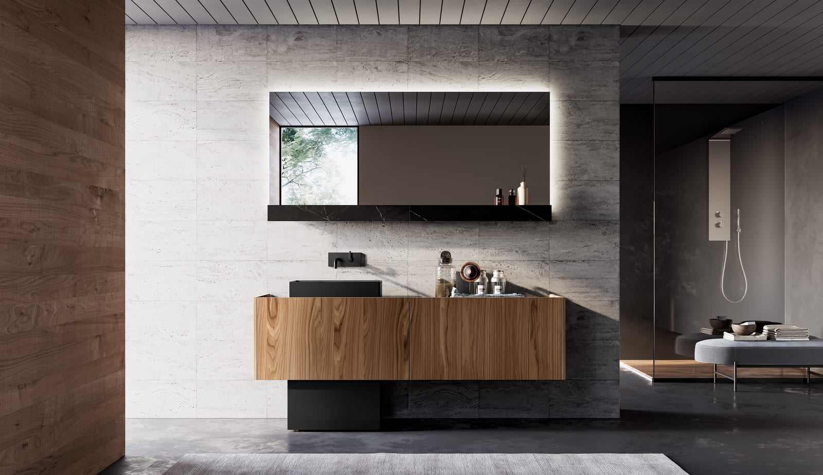 Veneer bathroom | Major by Birex